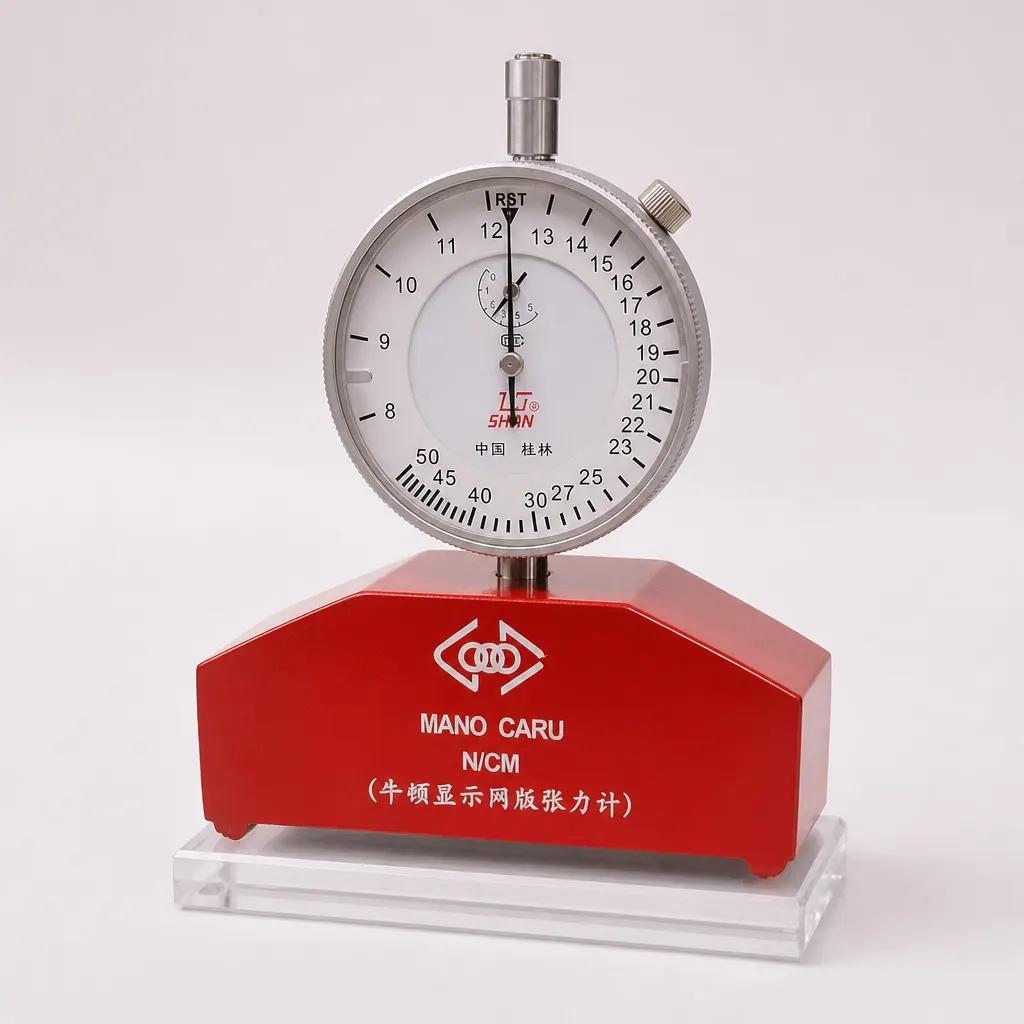 Screen Printing Mesh Tension Meter controls and screen